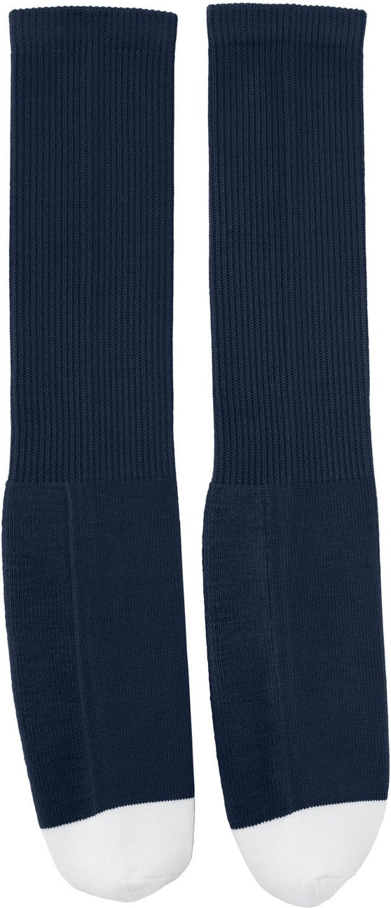 Front View of TrueNavy Sport-Tek All Sport OTC Socks STA05