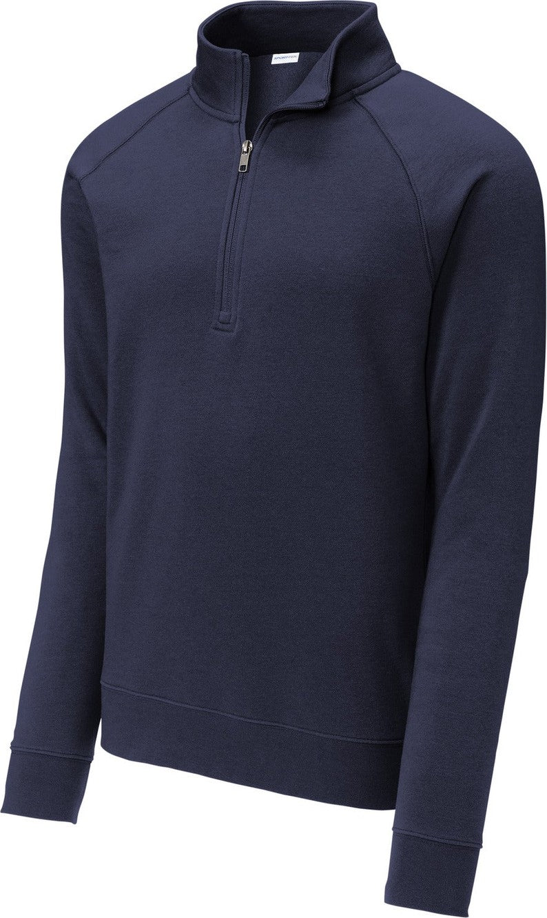 Front View of TrueNavy Sport-Tek Drive Fleece 1/4-Zip Pullover STF202