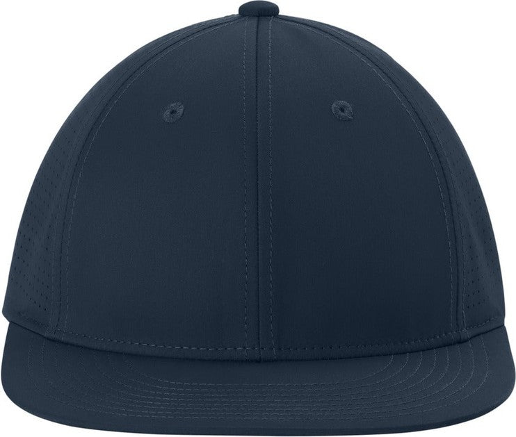 Front View of TrueNavy Sport-Tek Pro-Cut Stretch-Tek Cap STC64