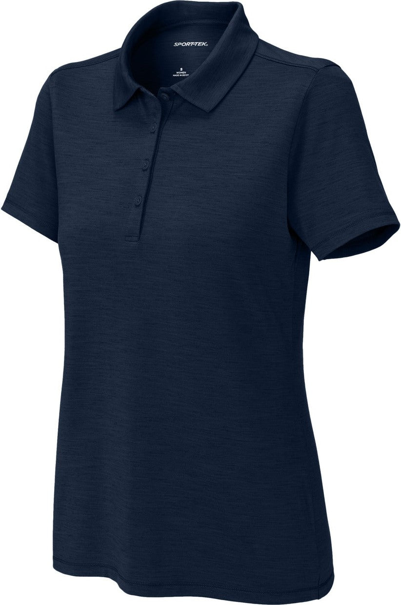 Front View of TrueNavy Sport-Tek Women's Versa Polo LST490