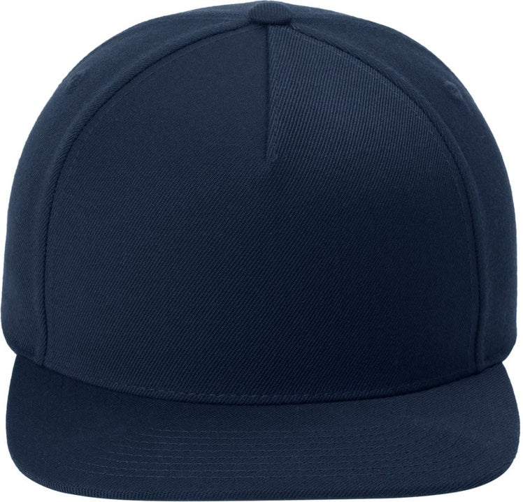 Front View of TrueNavy Sport-Tek YP Classics Premium 5-Panel Snapback Cap STC55