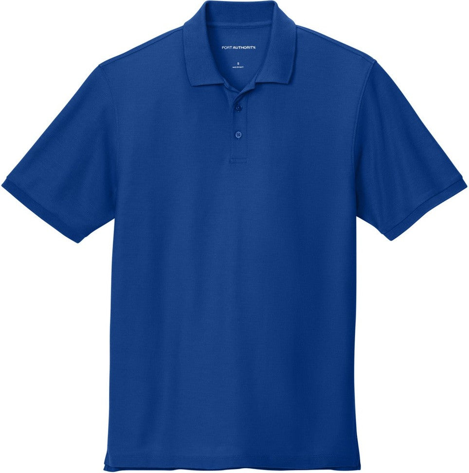 Front View of TrueRoyal Port Authority Tall Wearever Signature Pique Polo TLK200