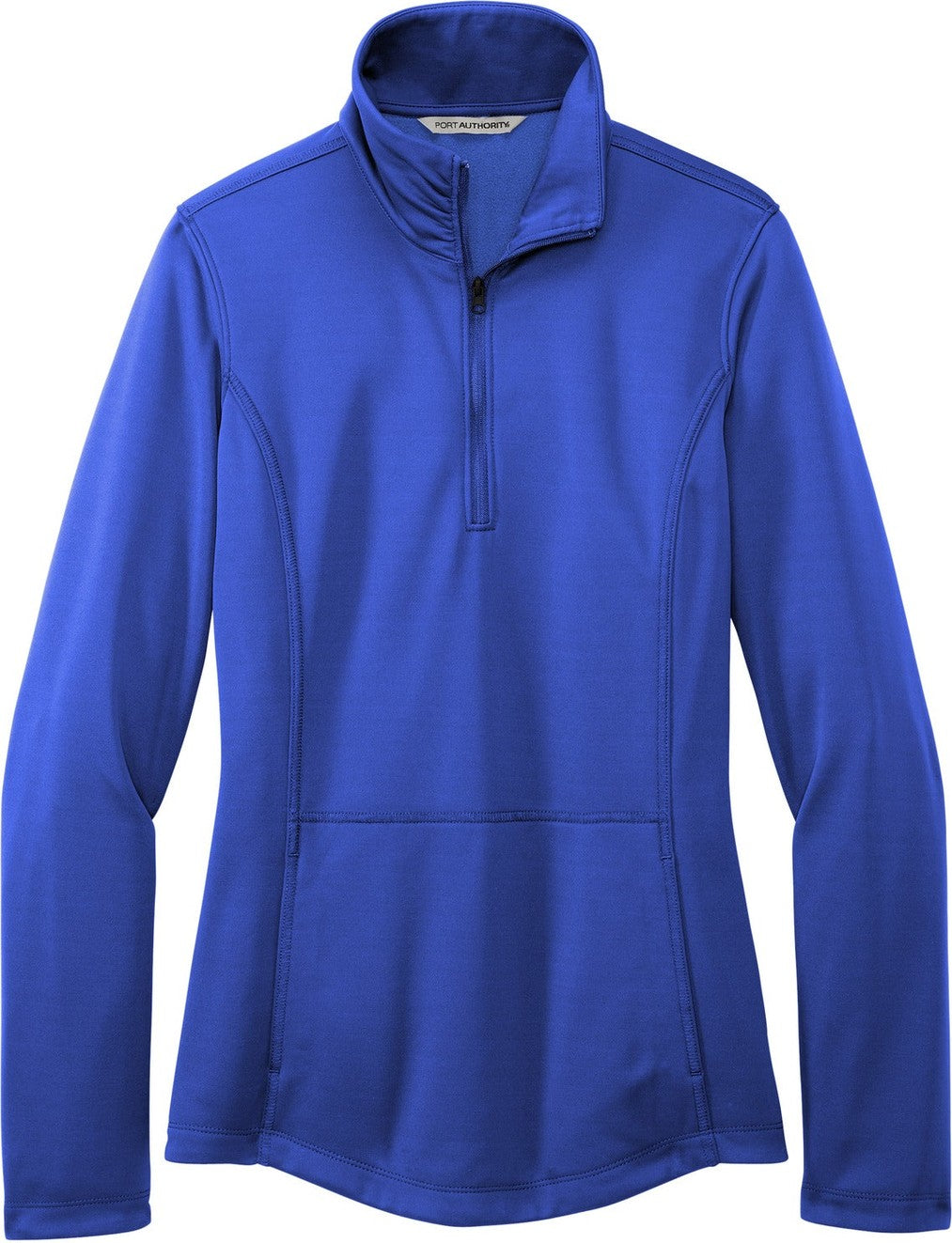 Front View of TrueRoyal Port Authority Women's Smooth Fleece 1/4-Zip L804