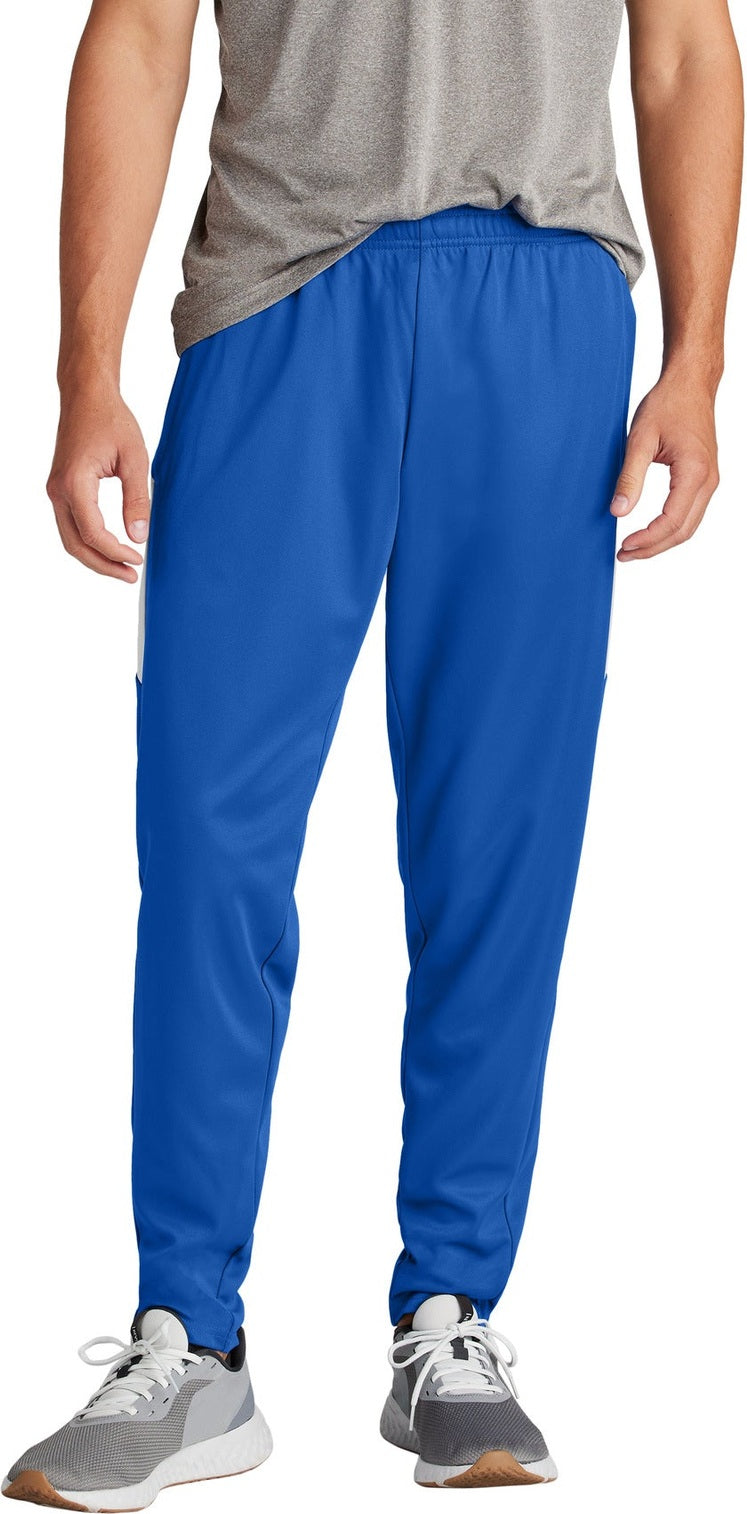 Front View of TRy/White Sport-Tek Travel Pant PST800