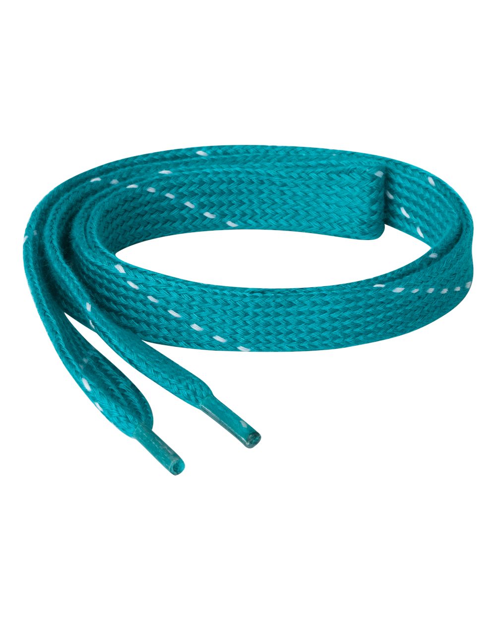 Front View of Turquoise Custom-Color Laces - 8831