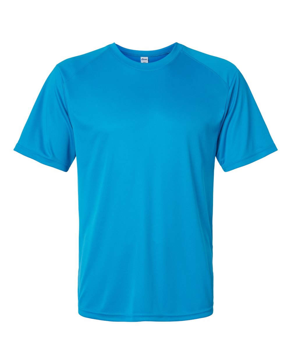 Front View of Turquoise Islander Performance T-Shirt - 200