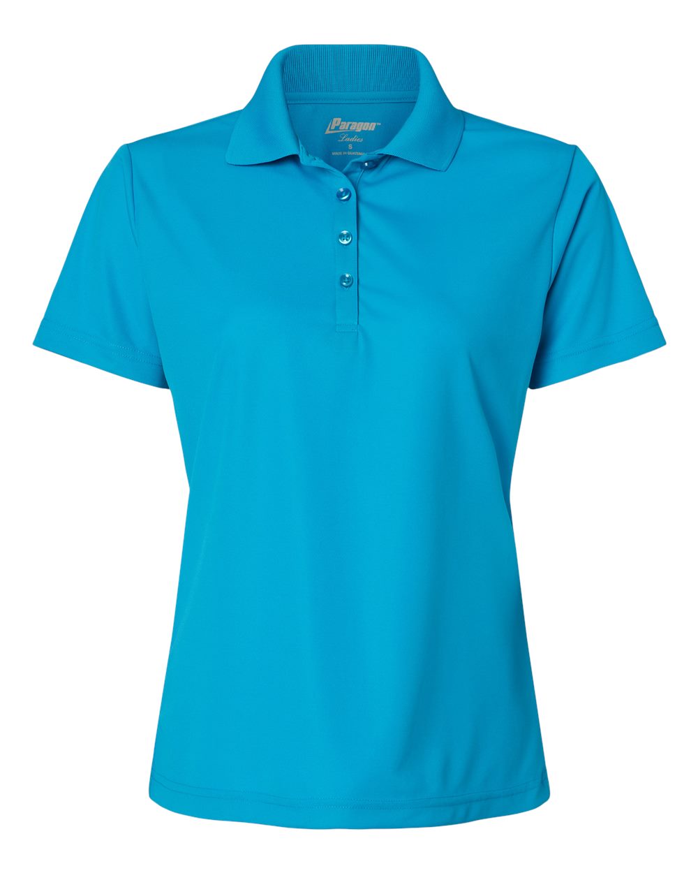 Front View of Turquoise Women's Sebring Performance Polo - 504