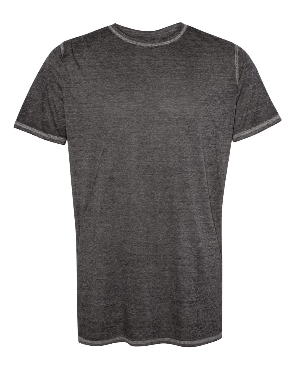 Front View of Twisted Black Zen Jersey T-Shirt - 8115