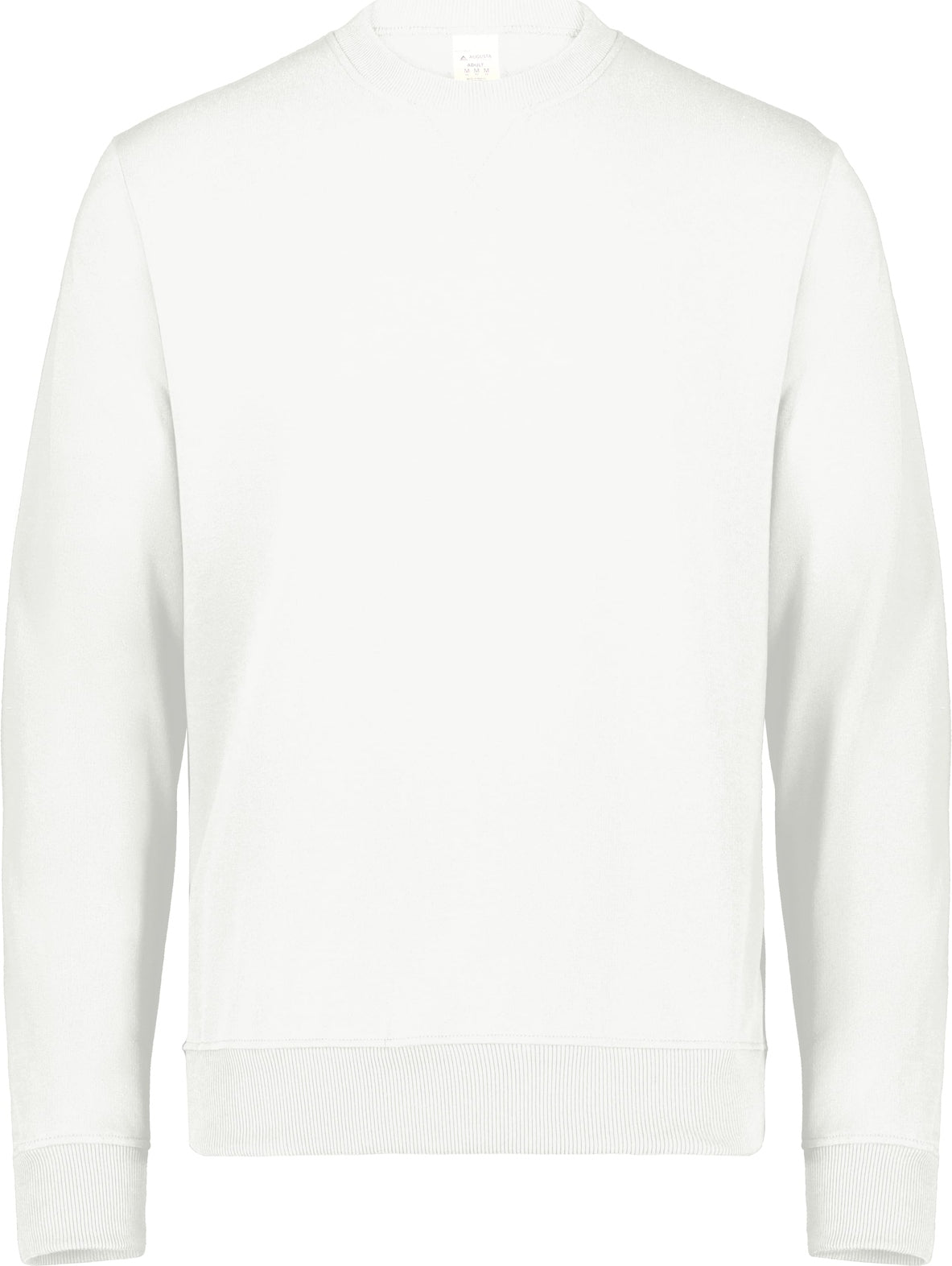 Front View of ULTRA WHITE ALL-DAY CORE BASIC FLEECE CREW