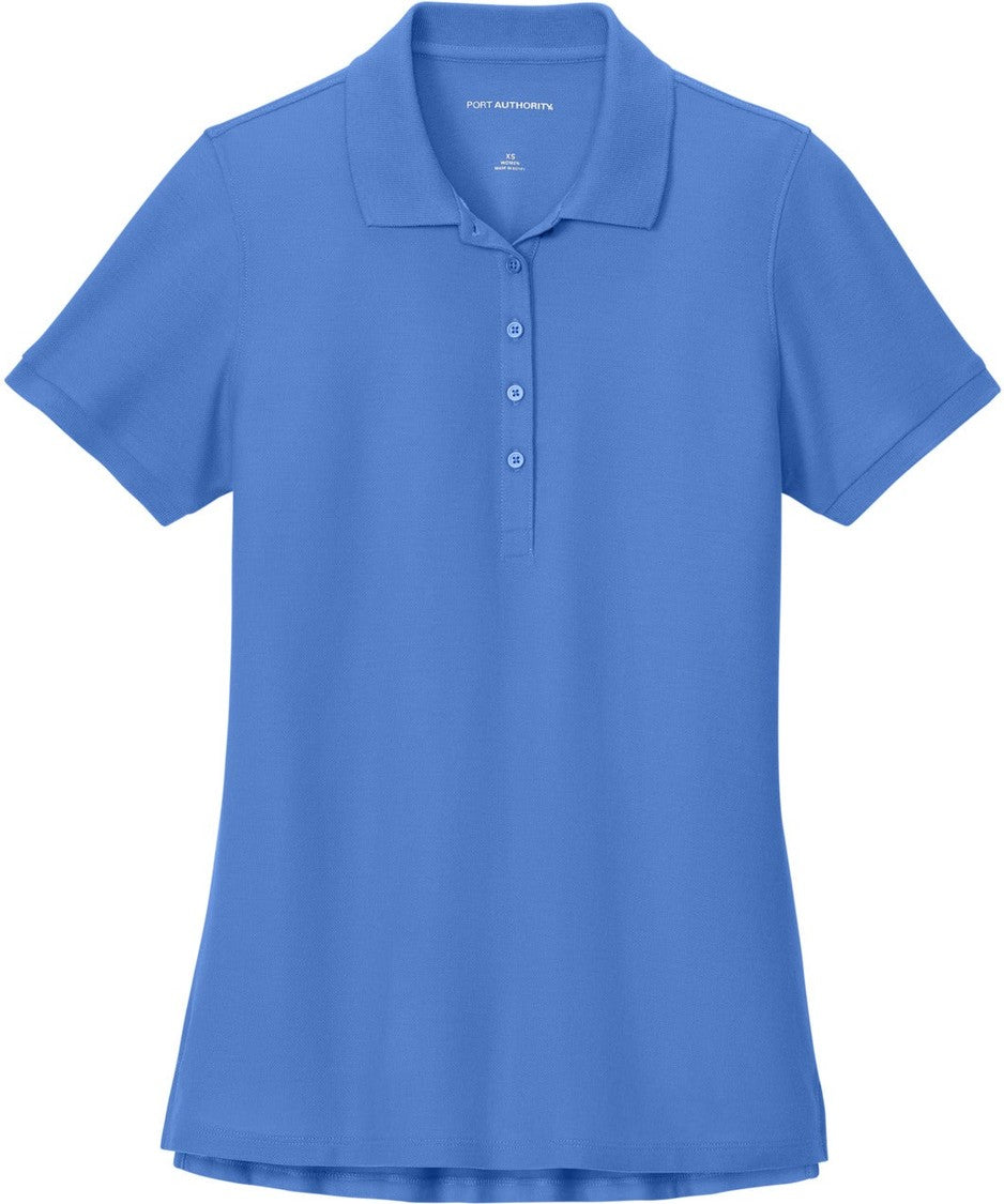 Front View of UltramrnBl Port Authority Women's Wearever Signature Pique Polo LK200