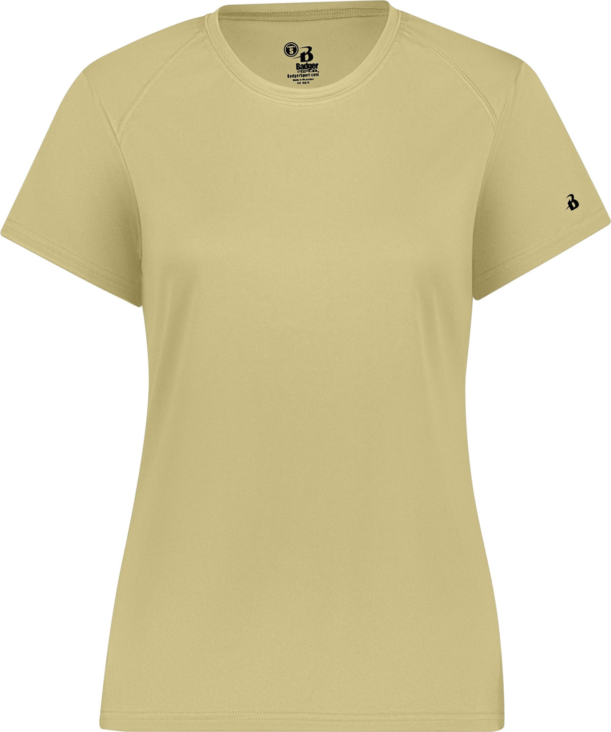 Front View of VEGAS GOLD LADIES B-CORE TEE