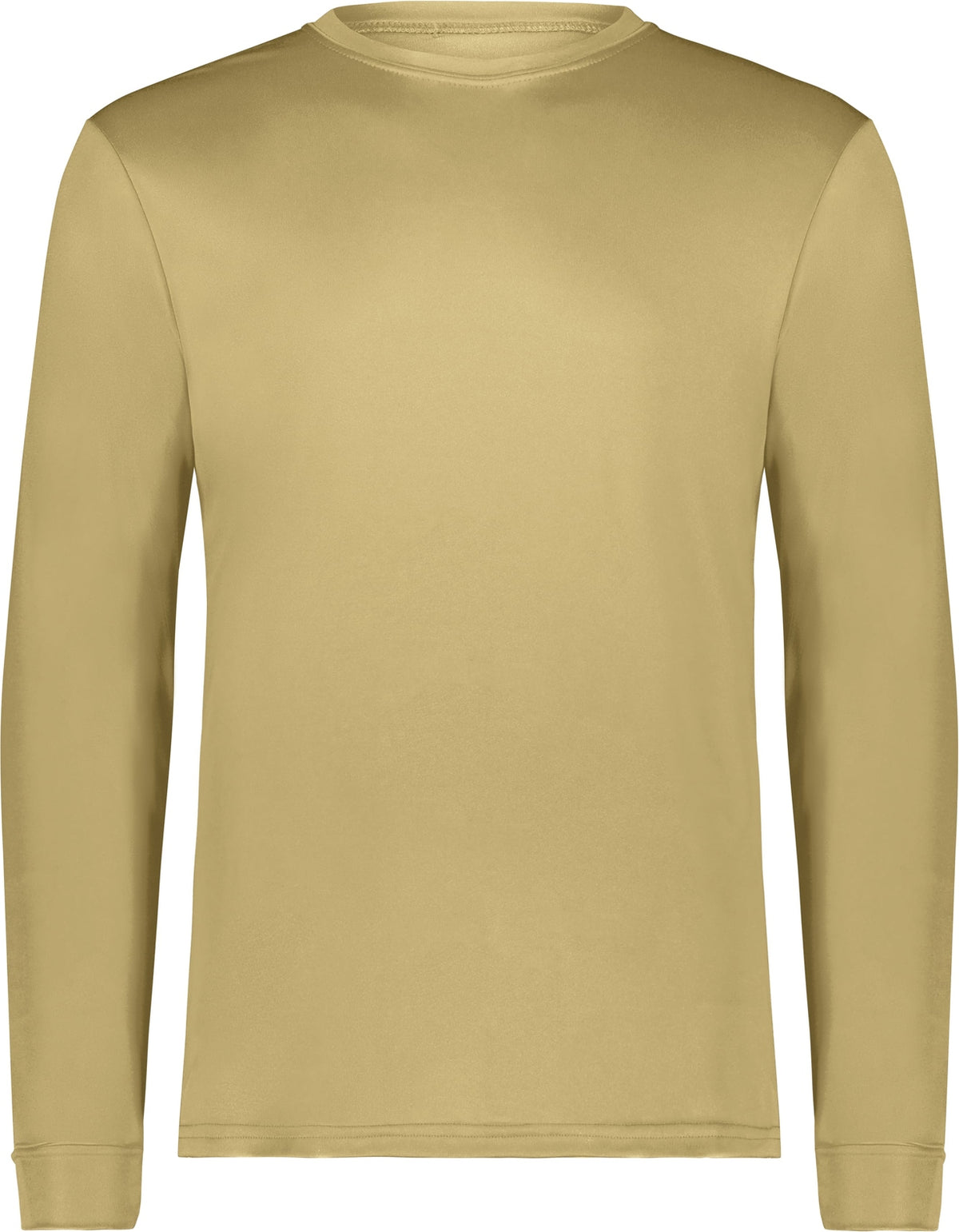 Front View of VEGAS GOLD WICKING LONG SLEEVE T-SHIRT