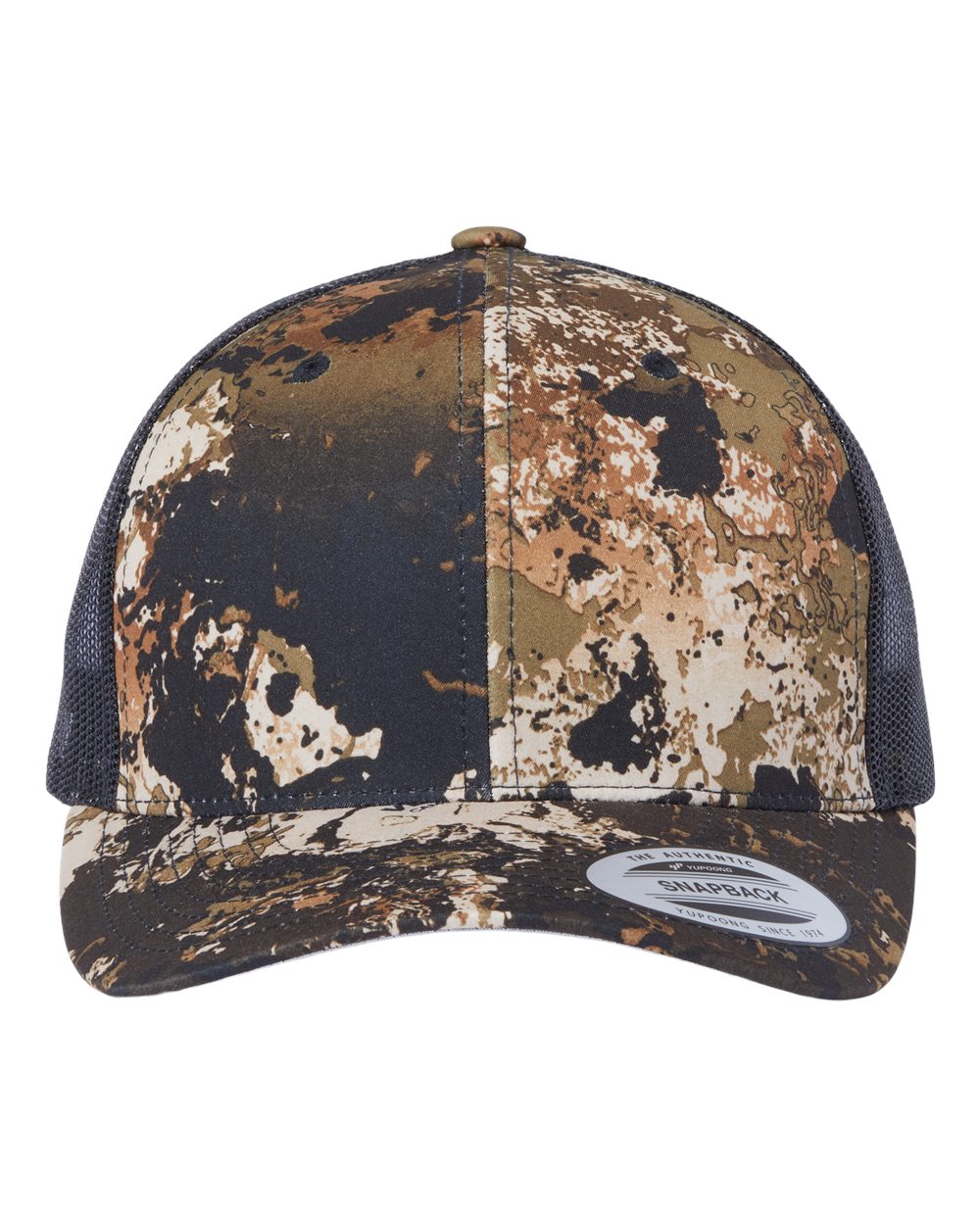 Front View of Veil Wideland Retro Trucker Cap - 6606