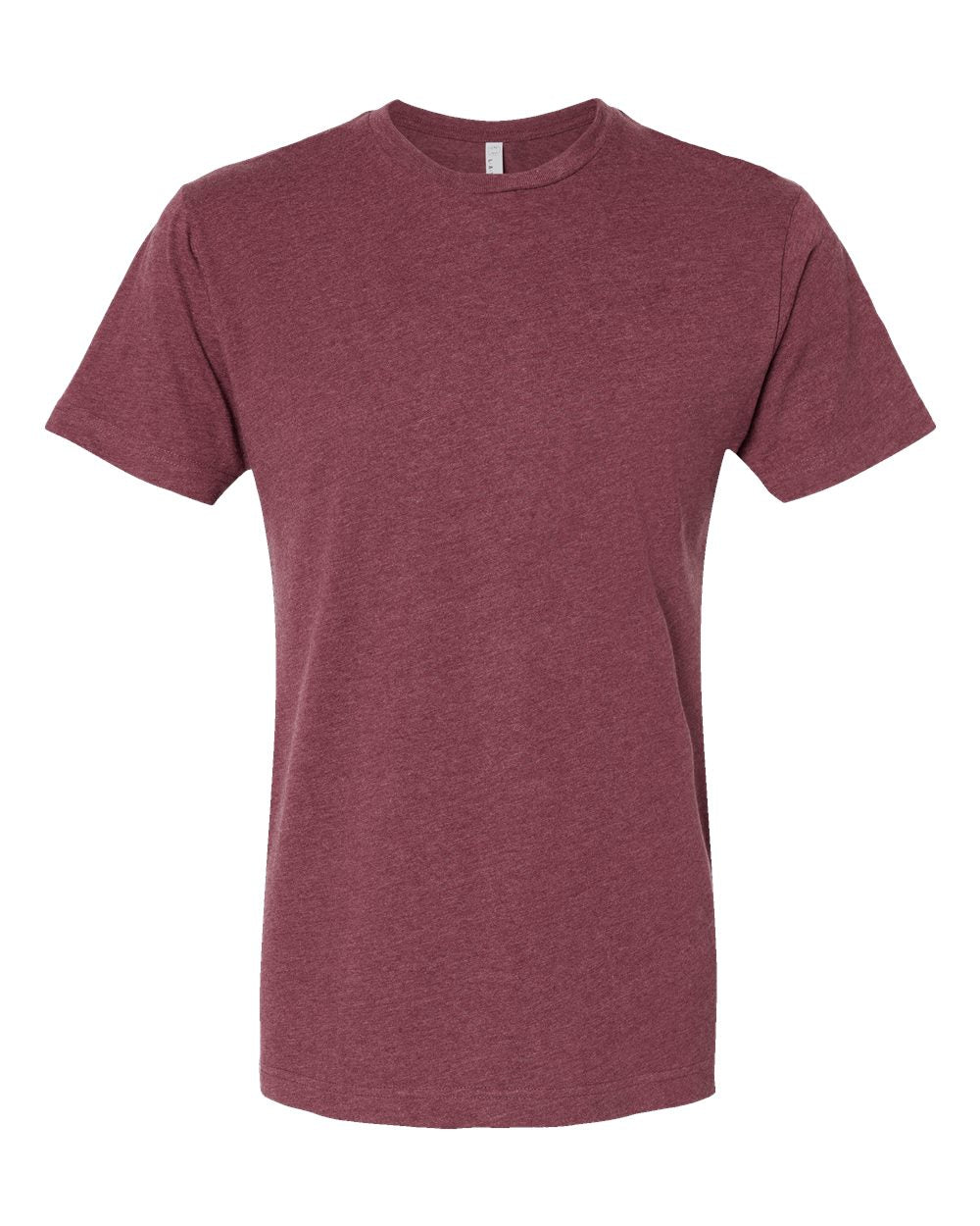 Front View of Vintage Burgundy Fine Jersey Tee - 6901