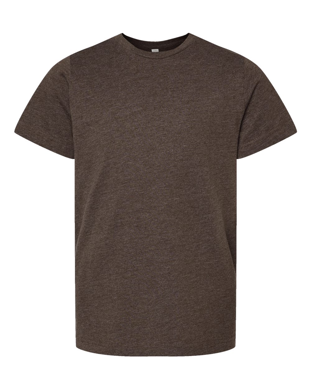 Front View of Vintage Chocolate Youth Fine Jersey Tee - 6101