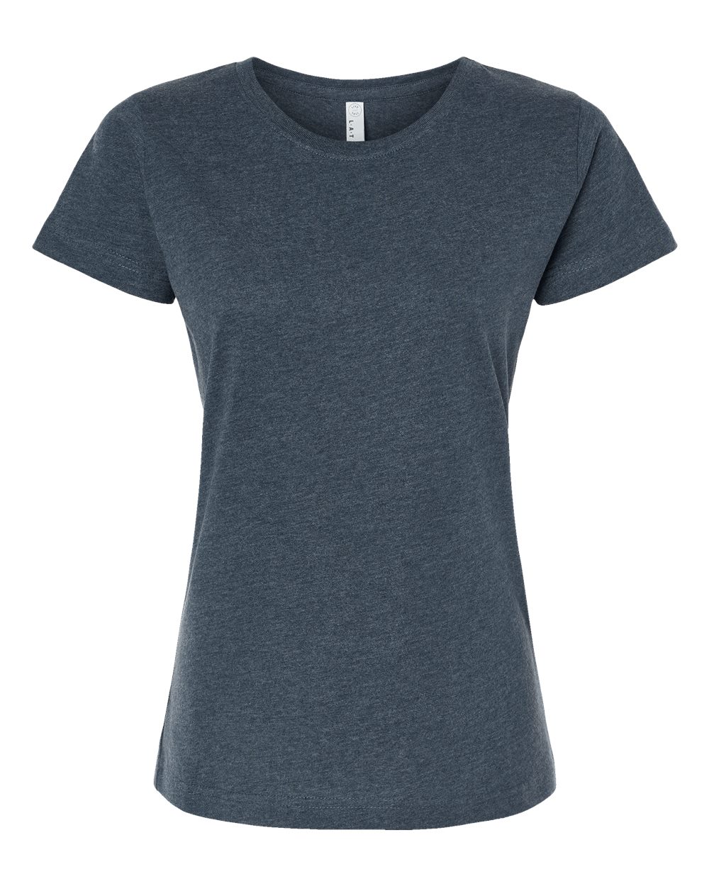 Front View of Vintage Denim Women's Fine Jersey Tee - 3516