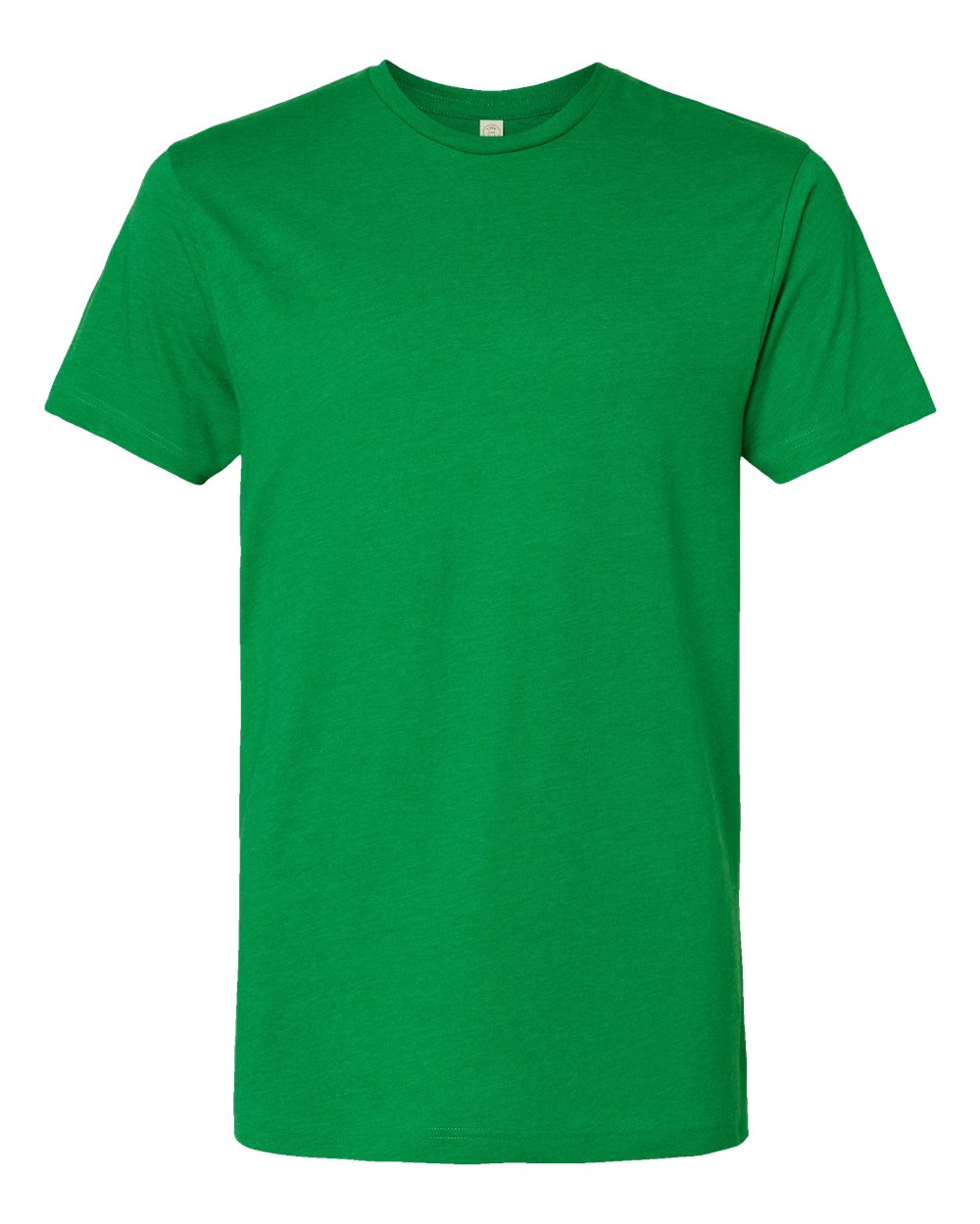 Front View of Vintage Green Fine Jersey Tee - 6901