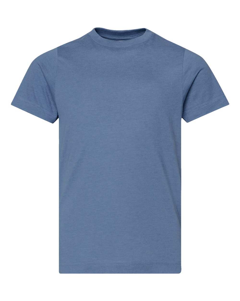 Front View of Vintage Indigo Youth Fine Jersey Tee - 6101