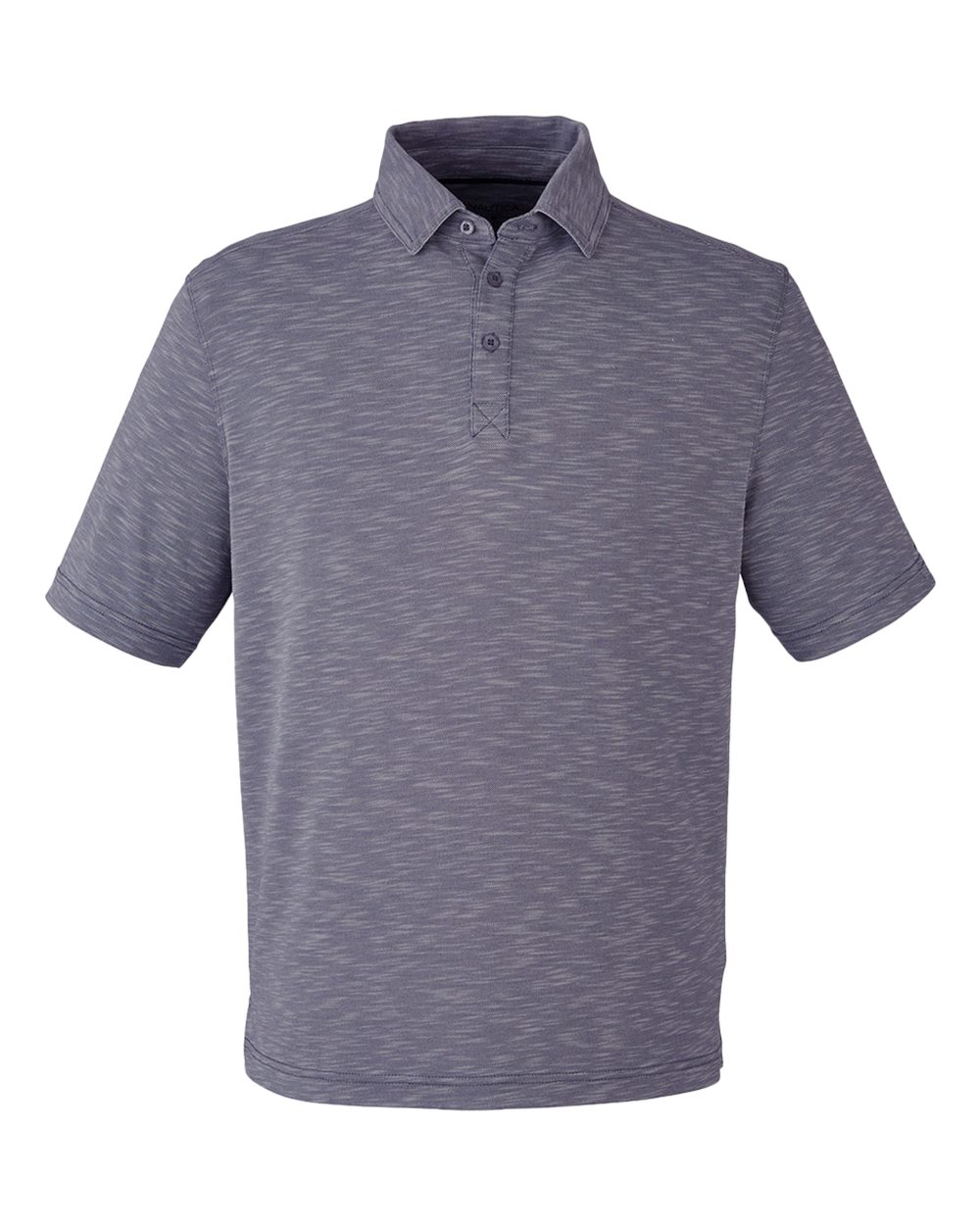Front View of Vintage Navy Sun Surfer Slub Polo - N17973