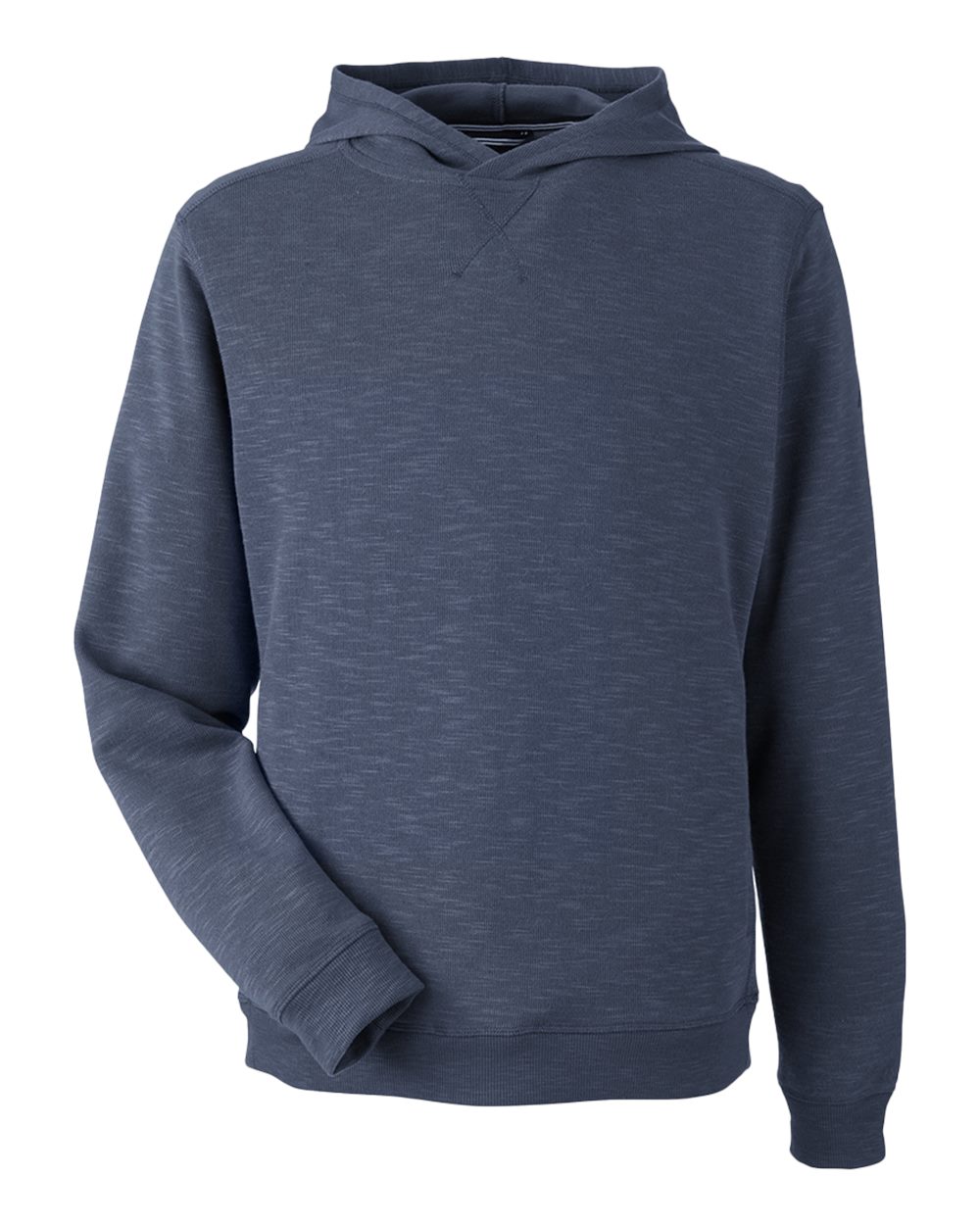 Front View of Vintage Navy Sun Surfer Supreme Hooded Sweatshirt - N17990