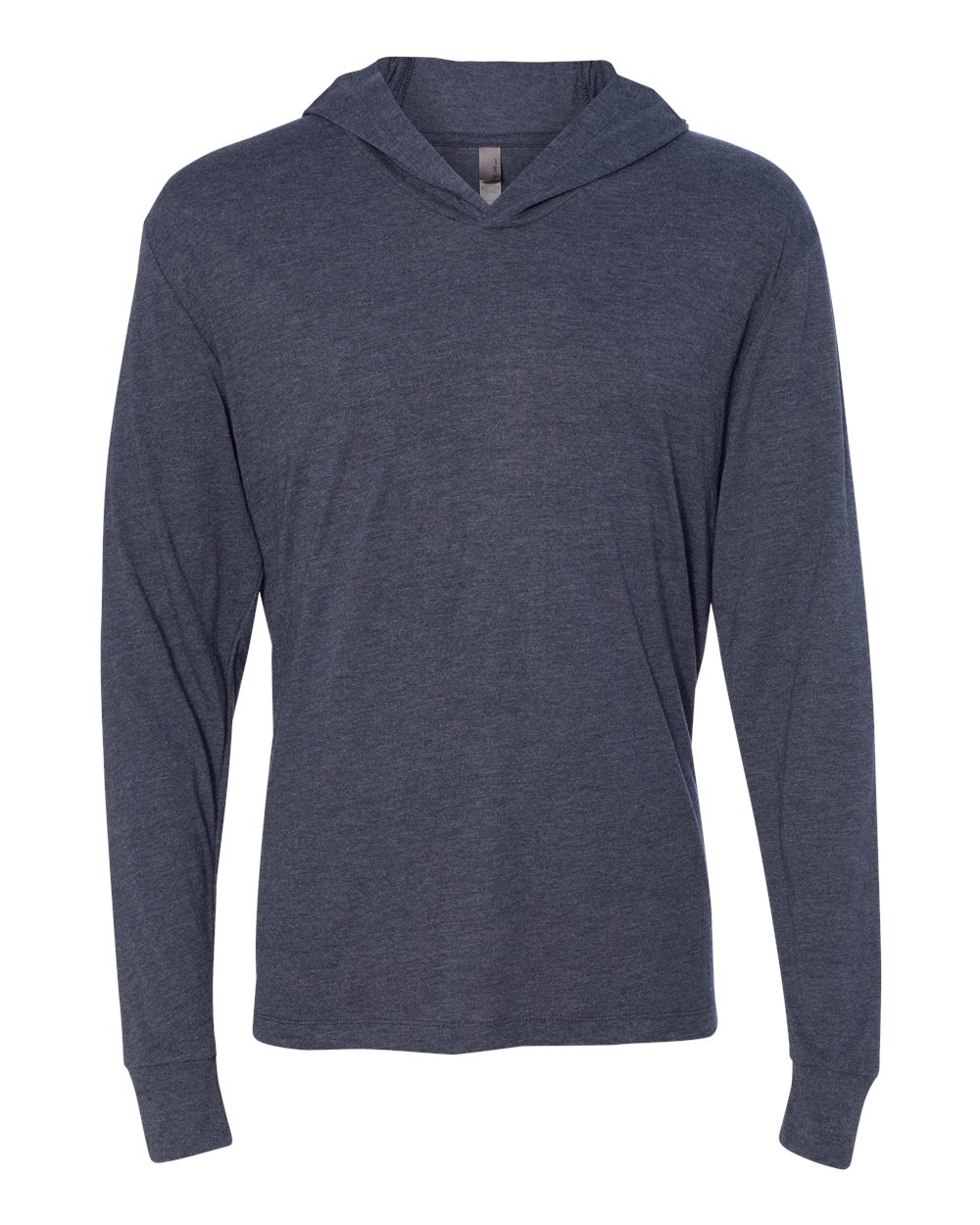 Vintage Navy Triblend Hooded Long Sleeve Pullover - 6021