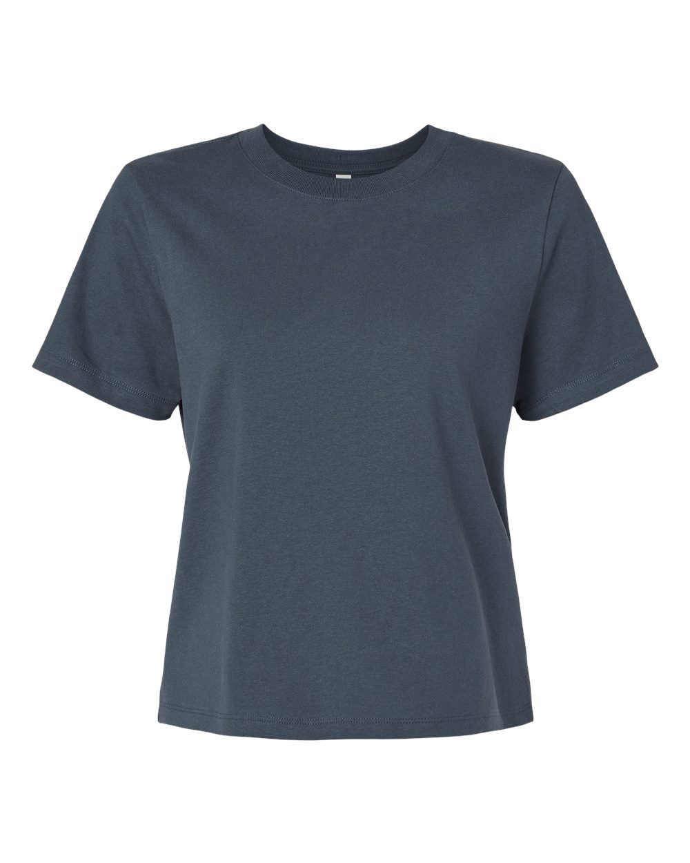 Front View of Vintage Navy Women&#39;s 6 oz Heavyweight Tee - 6110