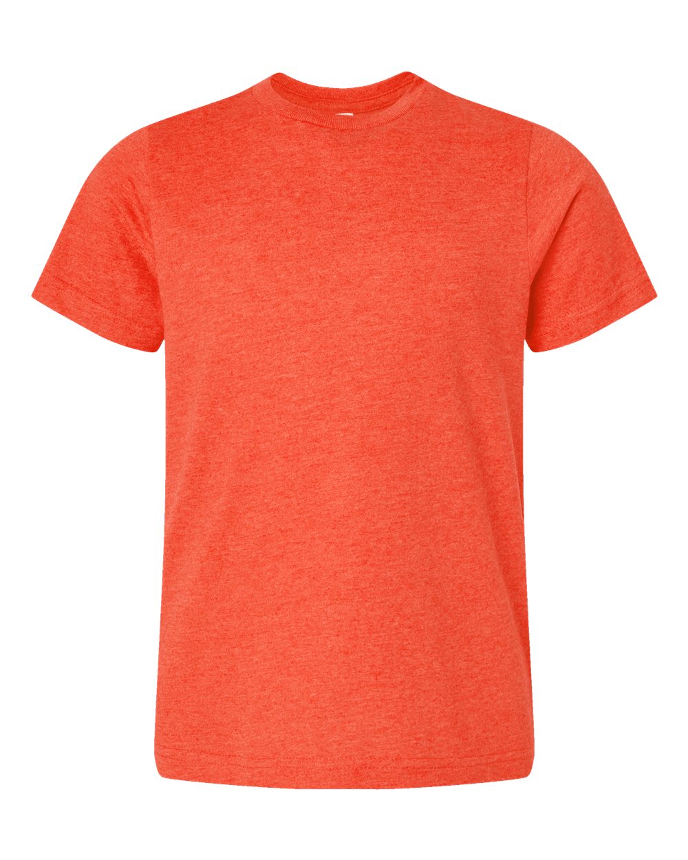 Front View of Vintage Orange Youth Fine Jersey Tee - 6101