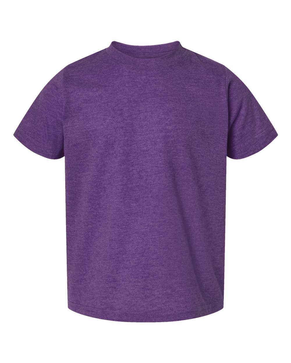 Front View of Vintage Purple Toddler Fine Jersey Tee - 3321