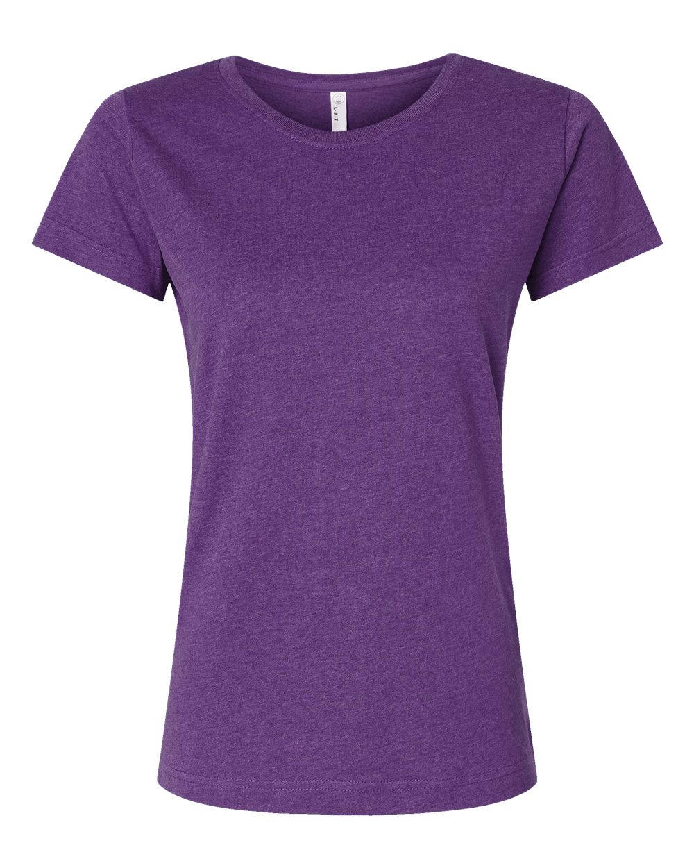 Front View of Vintage Purple Women's Fine Jersey Tee - 3516