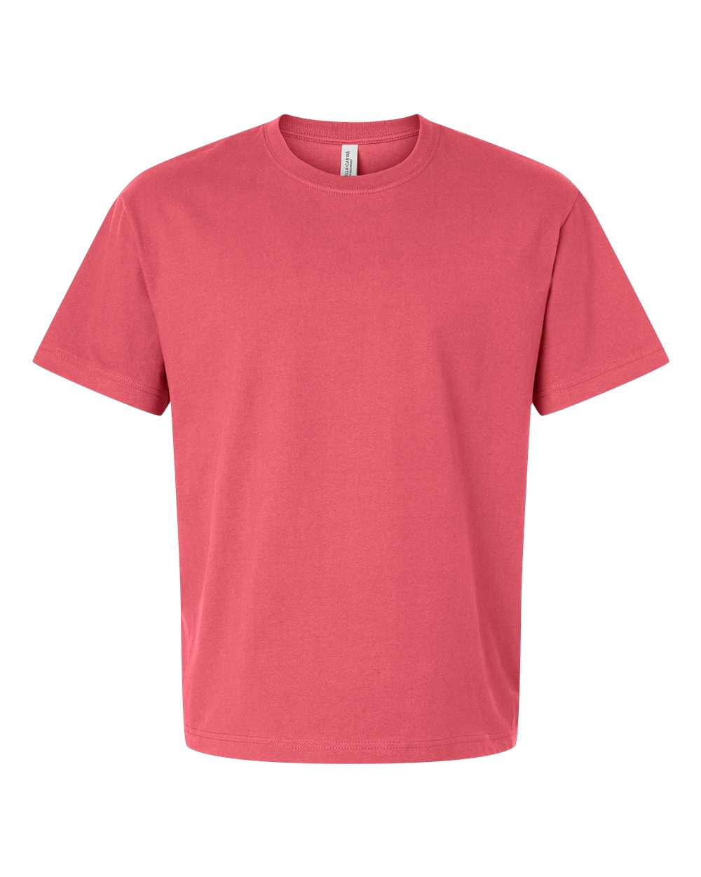 Front View of Vintage Red 7.5 oz Heavyweight Tee - 4610