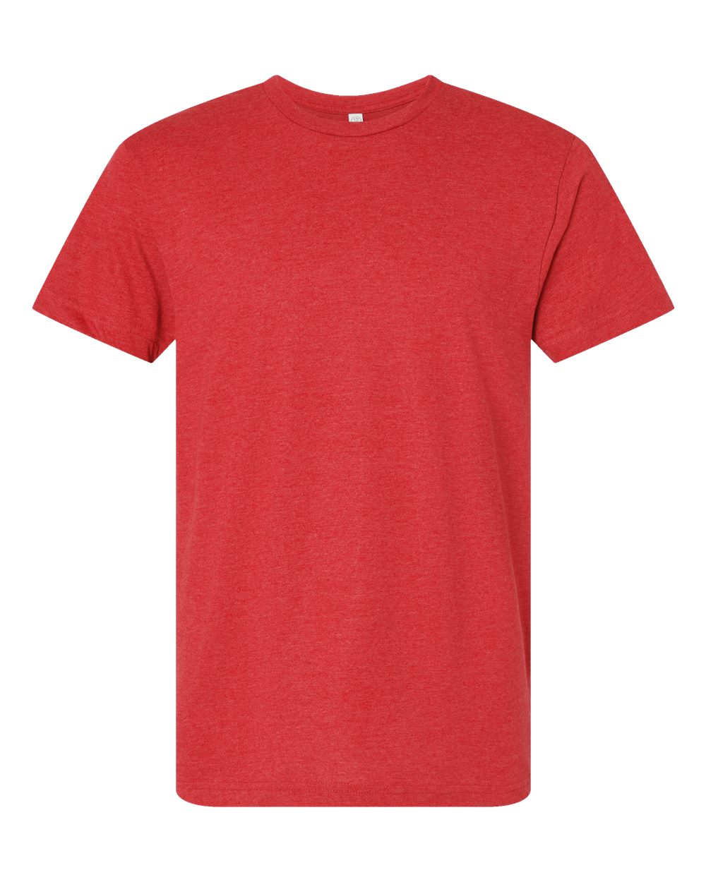Front View of Vintage Red Fine Jersey Tee - 6901