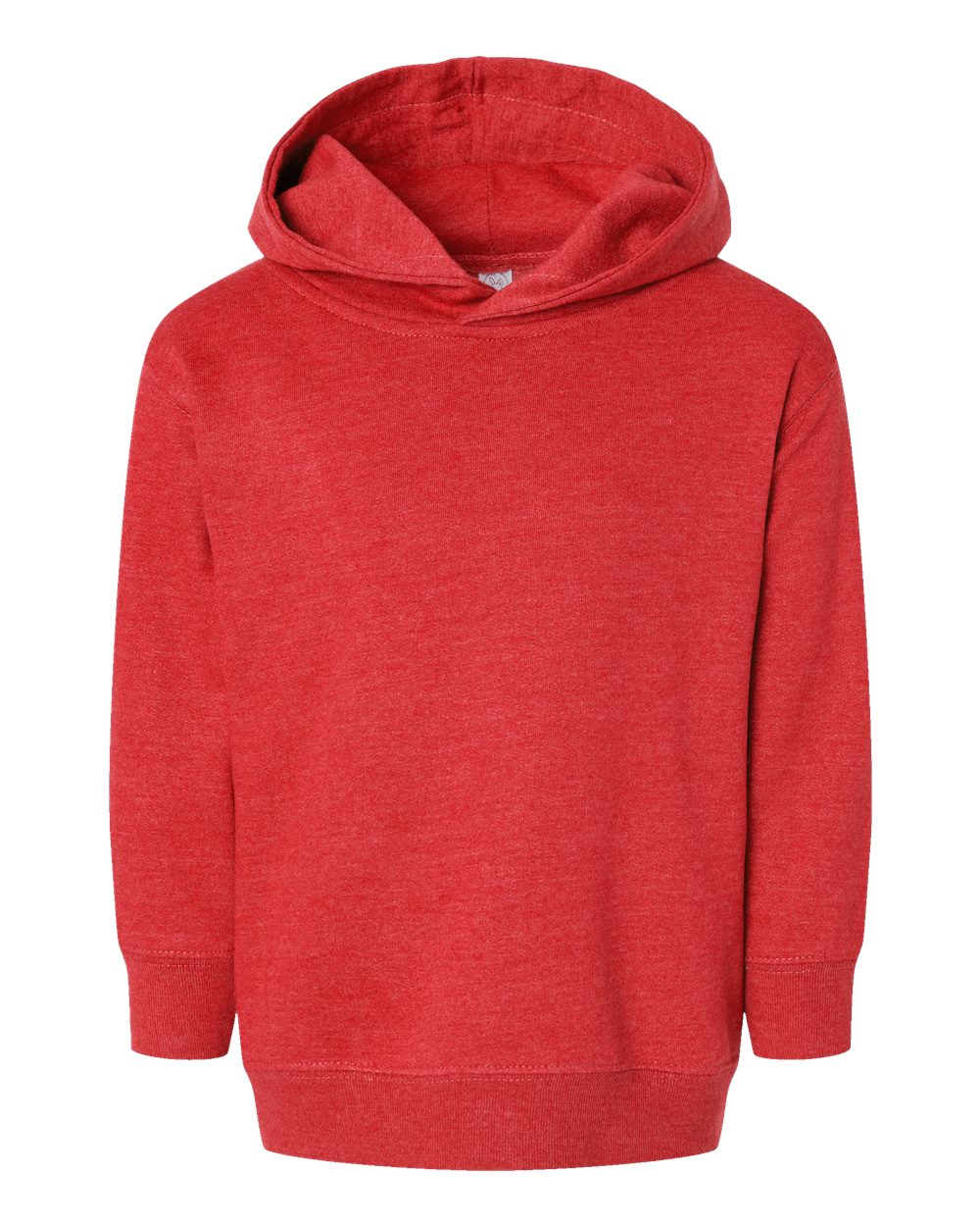 Front View of Vintage Red Toddler Pullover Fleece Hoodie - 3326