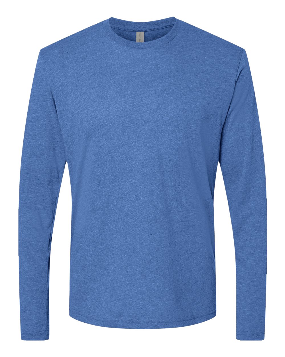 Front View of Vintage Royal Triblend Long Sleeve T-Shirt - 6071