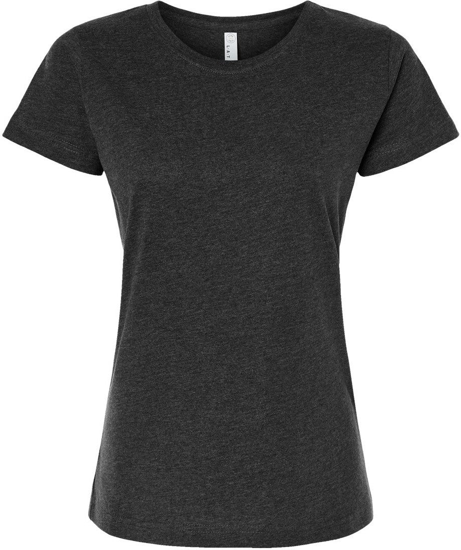 Front View of Vintage Smoke Women's Fine Jersey Tee - 3516