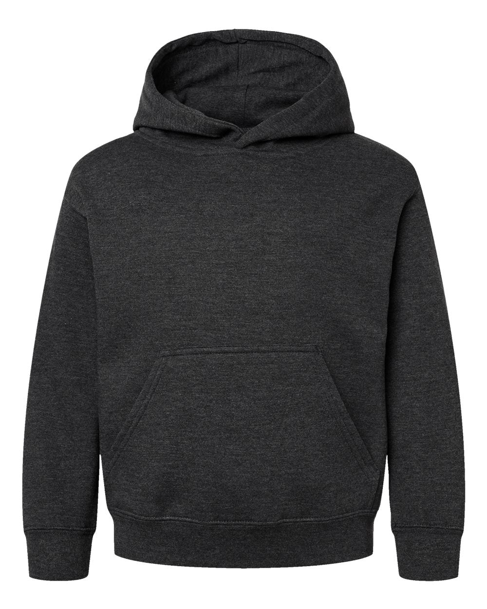 Front View of Vintage Smoke Youth Fleece Hoodie - 2296