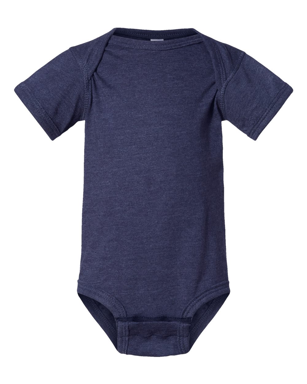 Front View of Vintage True Navy Infant Fine Jersey Bodysuit - 4424