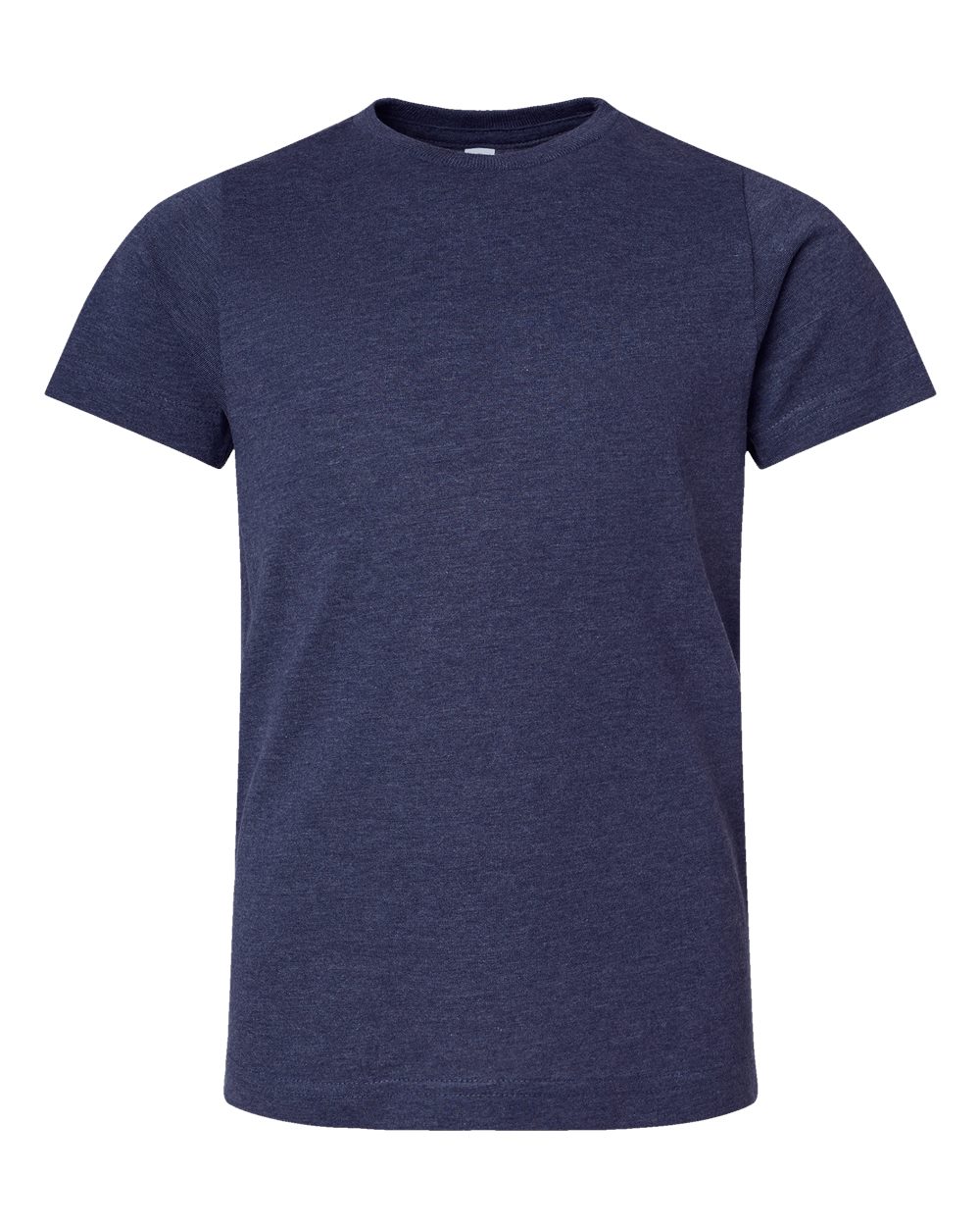Front View of Vintage True Navy Youth Fine Jersey Tee - 6101
