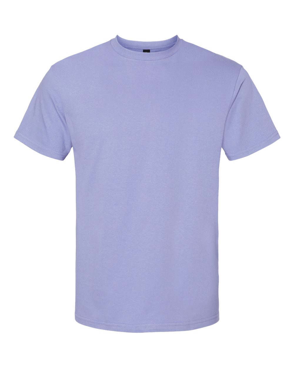 Front View of Violet Softstyle® Midweight T-Shirt - 65000