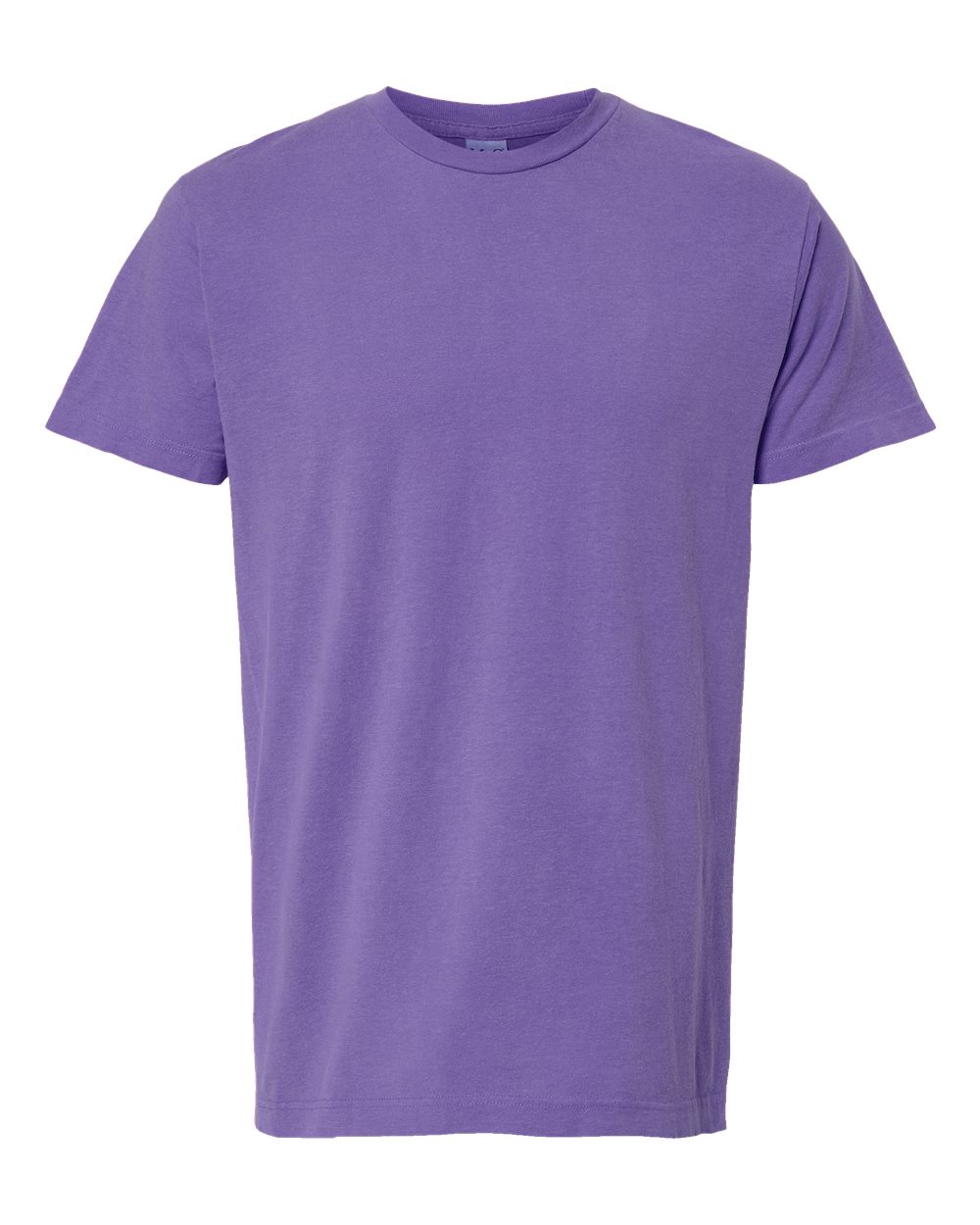 Front View of Violet Vintage Garment-Dyed T-Shirt - 6500M