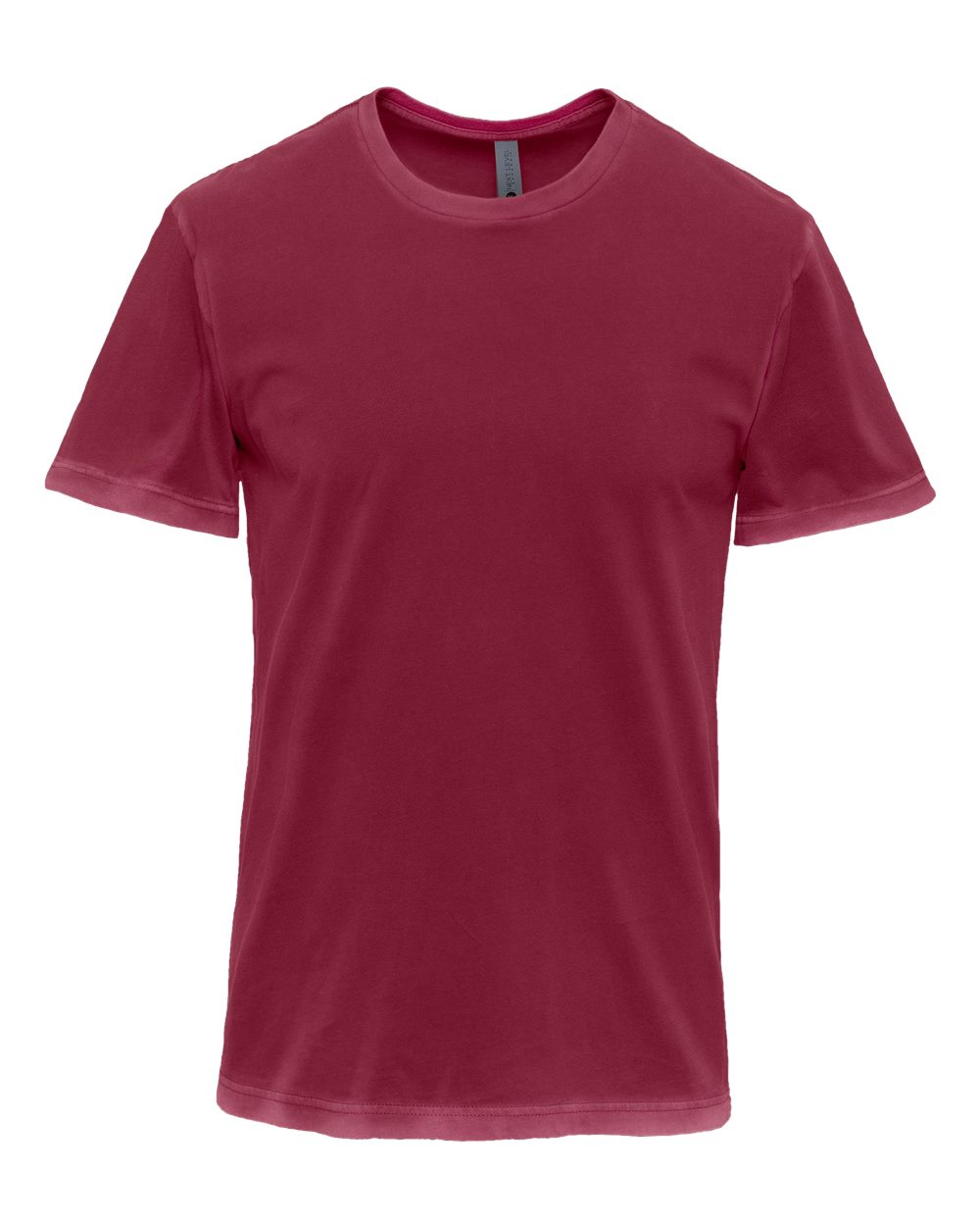 Front View of Washed Cardinal Soft Wash T-Shirt - 3600SW