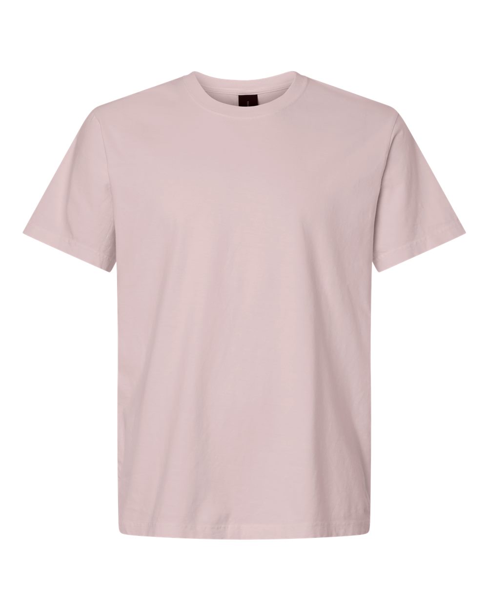 Front View of Washed Lavender Unisex Heavyweight Garment-Dyed Tee - 4810GD
