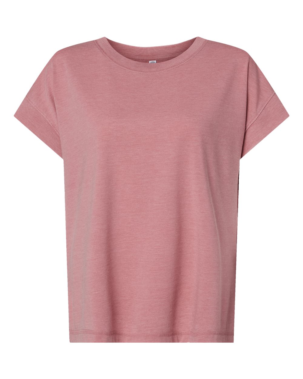Front View of Washed Mauvelous Women's Relaxed Vintage Wash Tee - 3502
