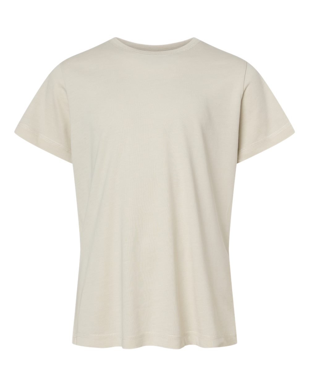 Front View of Washed Natural Youth Vintage Wash Tee - 6102