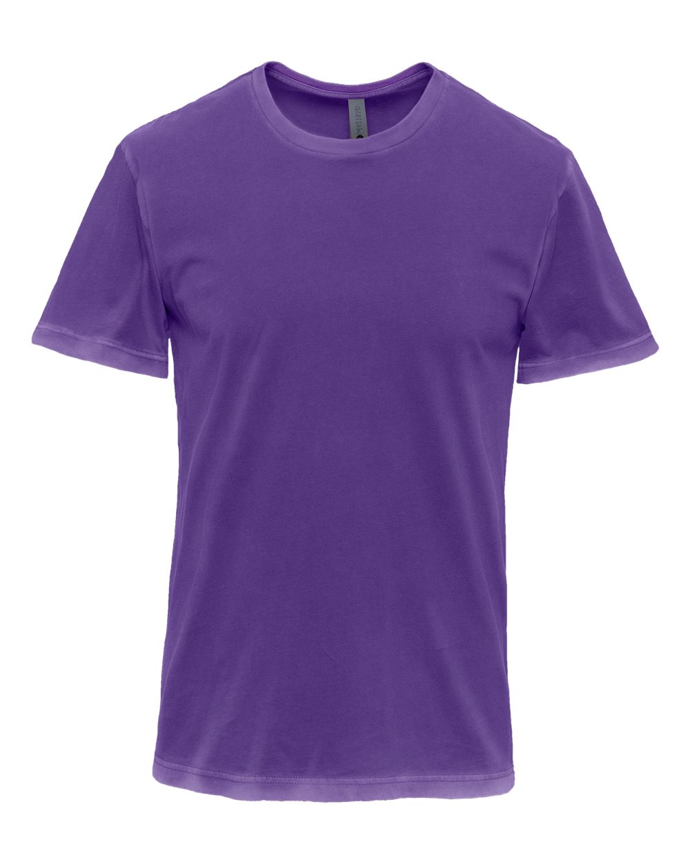 Front View of Washed Purple Rush Soft Wash T-Shirt - 3600SW
