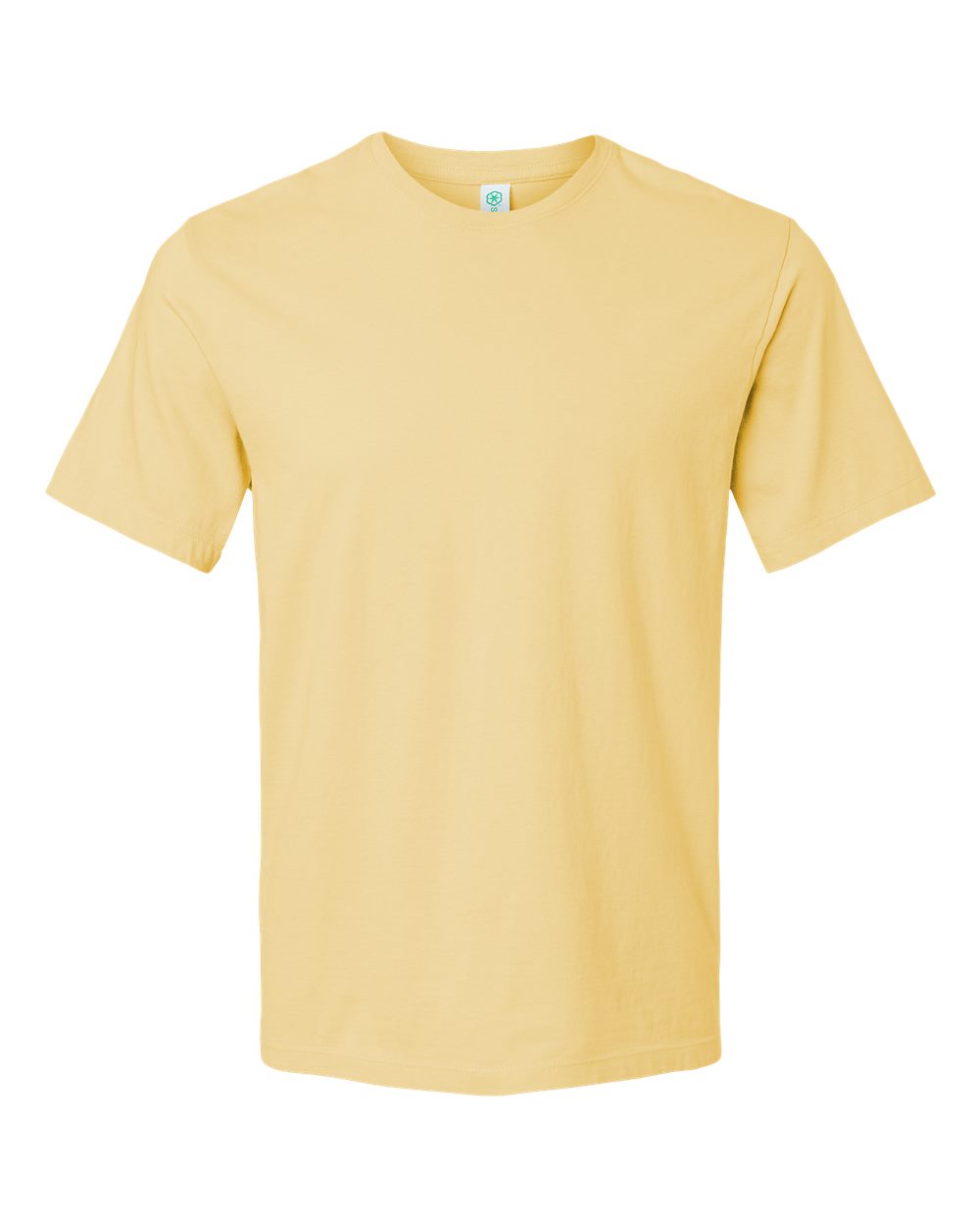Front View of Wheat Organic T-Shirt - 400