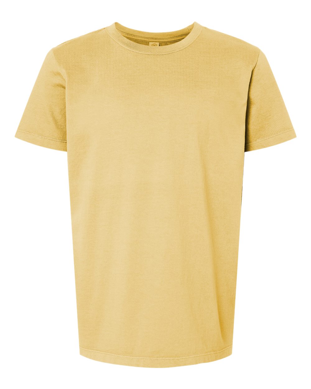 Front View of Wheat Youth Organic T-Shirt - 402