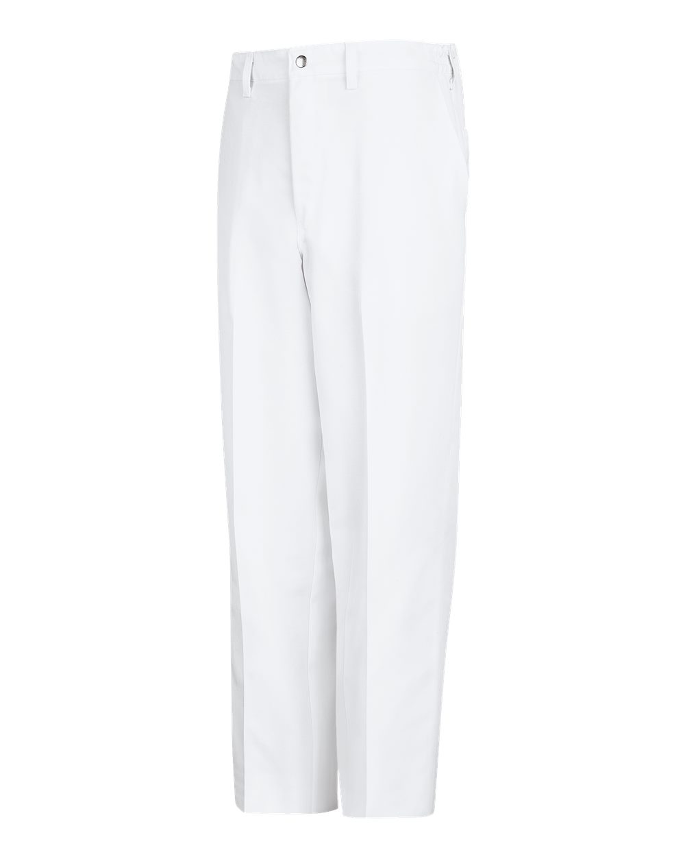 Front View of White - 34I Cook Pants - 2020
