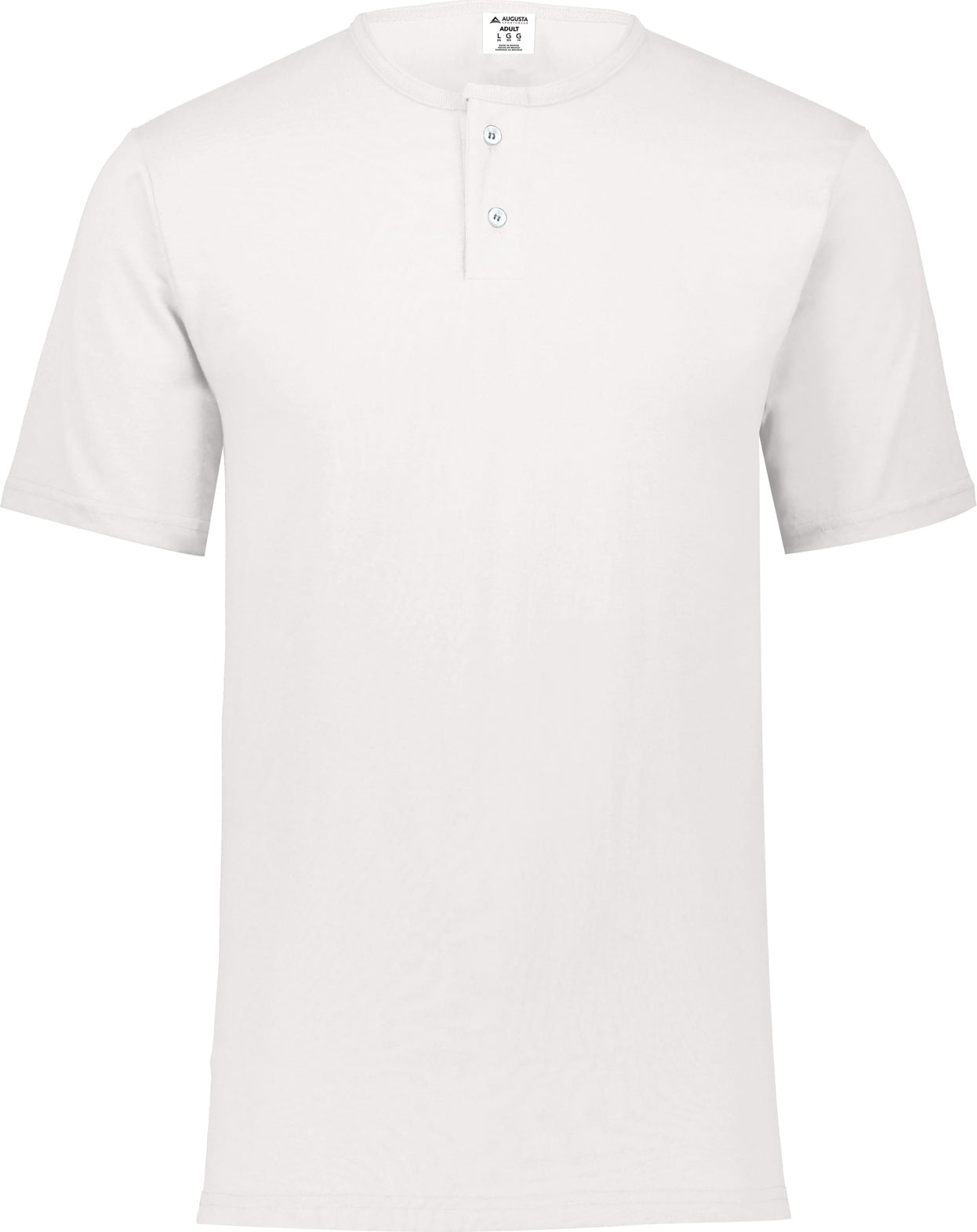 WHITE ADULT TWO-BUTTON BASEBALL