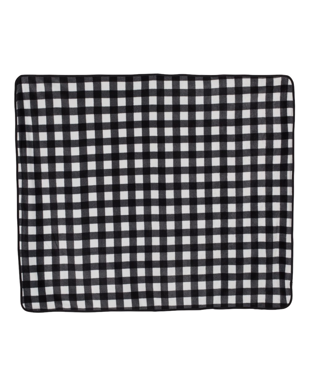 Front View of White Buffalo Polyester/Nylon Patterned Picnic Blanket - 8702