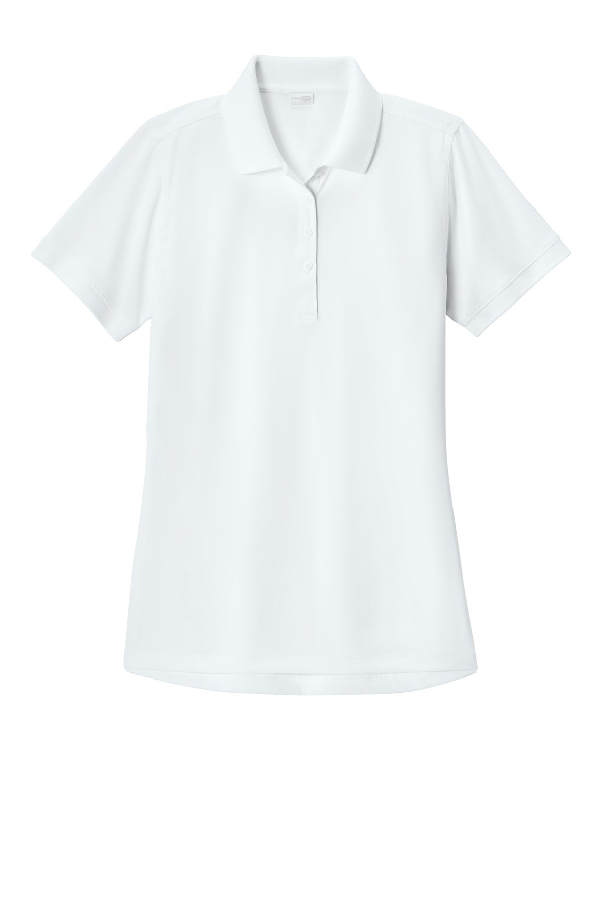 Front View of White CornerStone Women's Workwear Pro Polo CS451